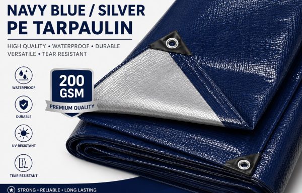 NBS40_NAVY BLUE SILVER 12*17 FT